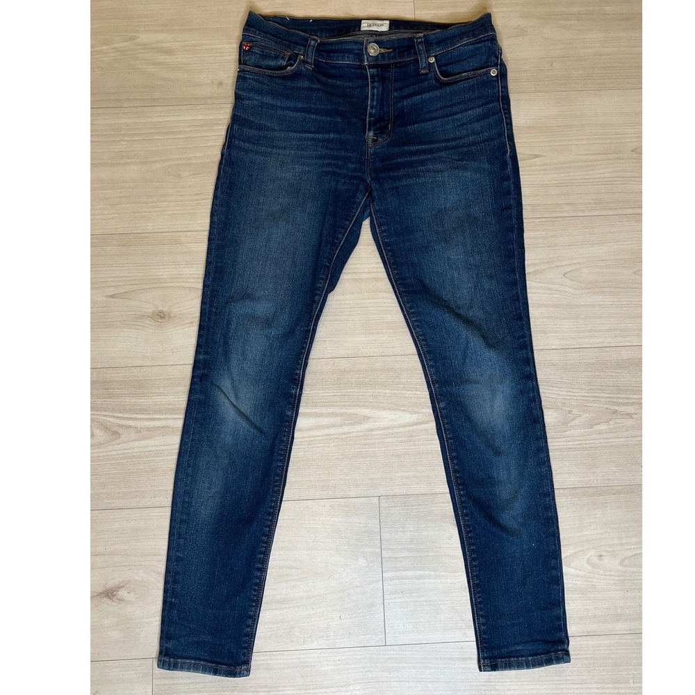 Hudson Natalie Midrise Ankle Super Skinny Jeans Dark Wash Size 27